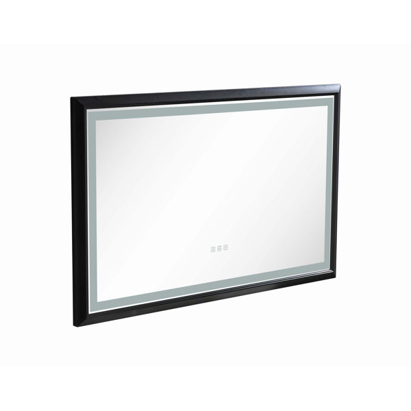 Latitude Run® Beveled Lighted Bathroom Mirror Wayfair